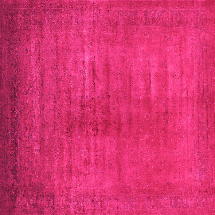 Square Oriental Pink Industrial Rug, urb1564pnk