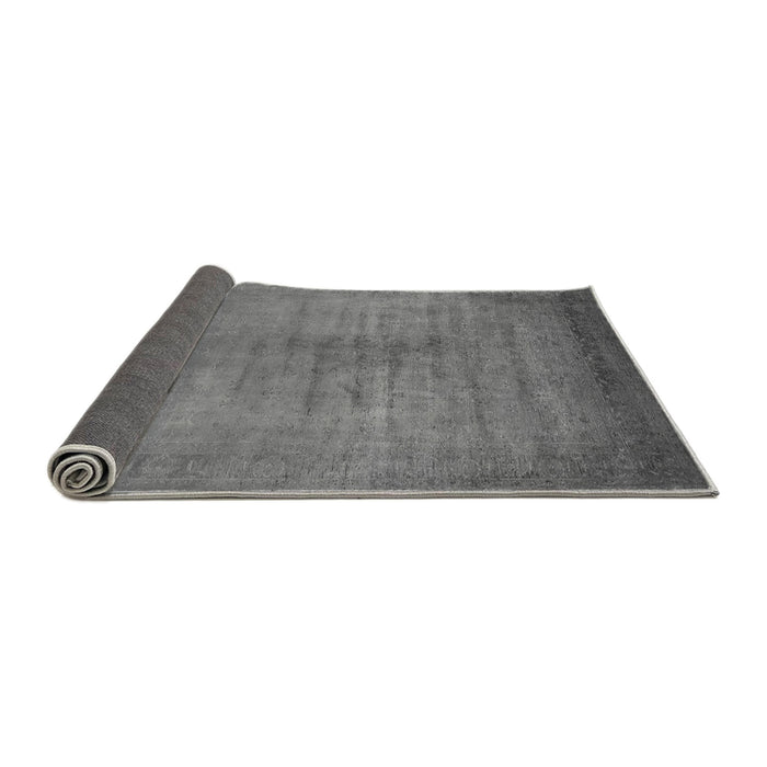 Sideview of Oriental Gray Industrial Rug, urb1564gry