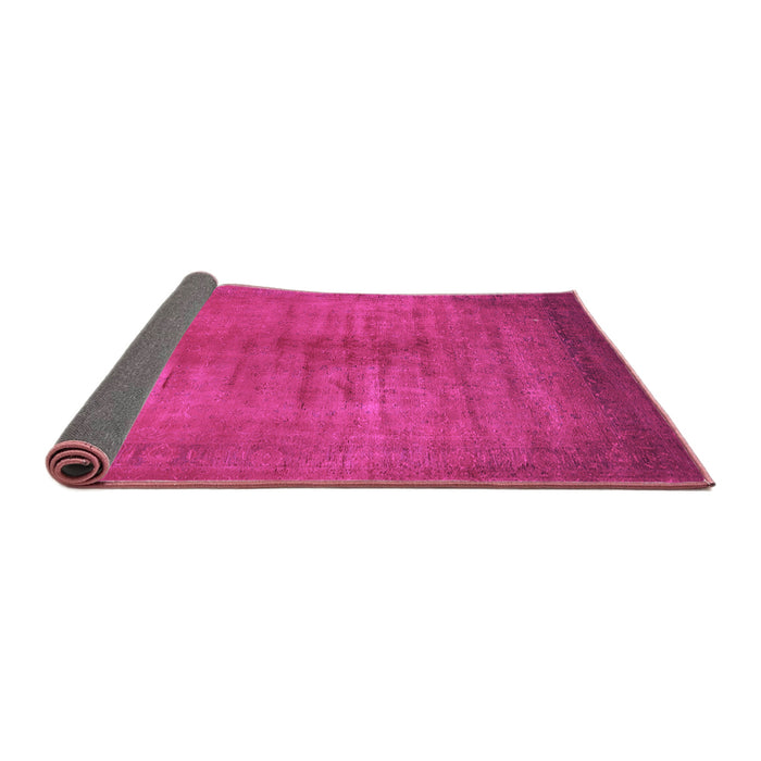 Sideview of Oriental Purple Industrial Rug, urb1564pur
