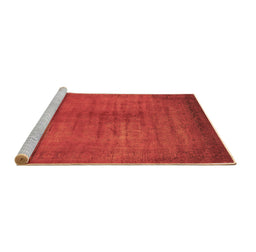 Sideview of Machine Washable Oriental Brown Industrial Rug, wshurb1564brn