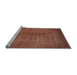 Sideview of Machine Washable Oriental Light Blue Industrial Rug, wshurb1564lblu