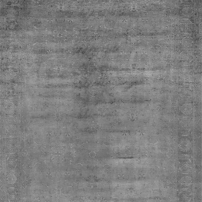 Machine Washable Oriental Gray Industrial Rug, wshurb1564gry