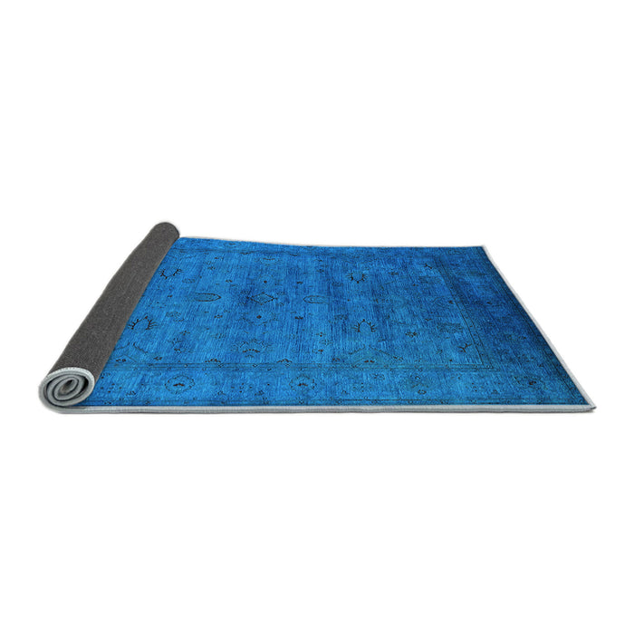 Sideview of Oriental Light Blue Industrial Rug, urb1565lblu