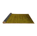 Sideview of Oriental Yellow Industrial Rug, urb1565yw