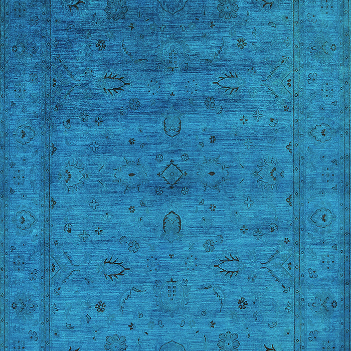 Oriental Turquoise Industrial Rug, urb1565turq