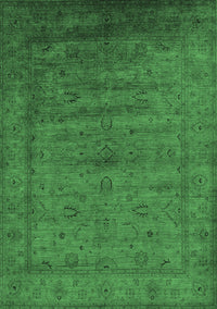 Oriental Emerald Green Industrial Rug, urb1565emgrn