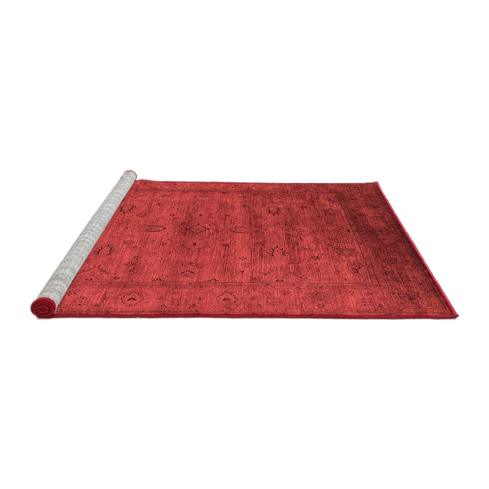 Industrial Red Washable Rugs
