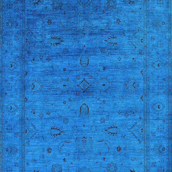 Oriental Light Blue Industrial Rug, urb1565lblu