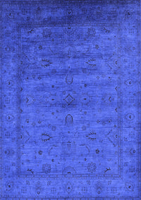 Oriental Blue Industrial Rug, urb1565blu