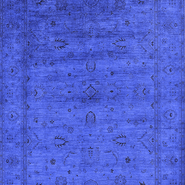 Oriental Blue Industrial Rug, urb1565blu