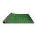 Sideview of Oriental Emerald Green Industrial Rug, urb1565emgrn