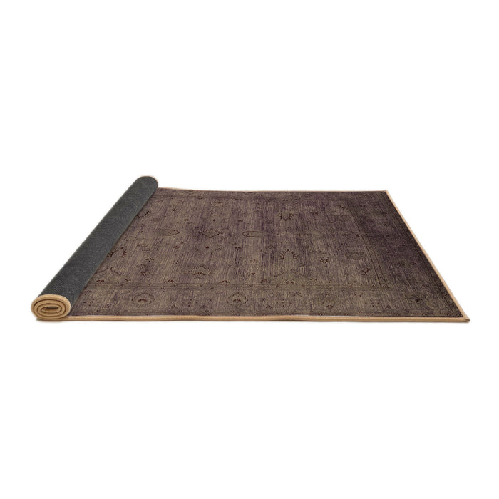 Sideview of Oriental Brown Industrial Rug, urb1565brn