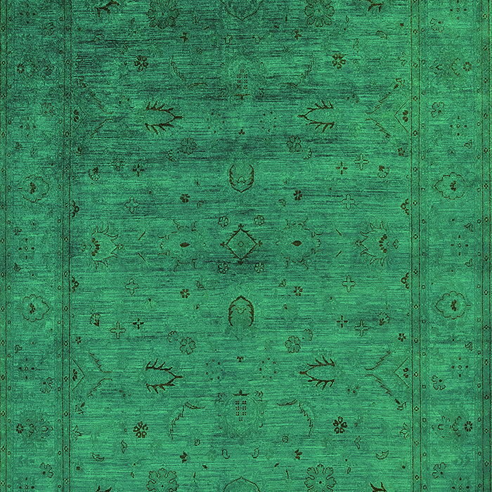 Oriental Green Industrial Rug, urb1565grn