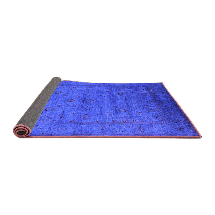 Sideview of Oriental Purple Industrial Rug, urb1565pur
