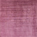 Square Mid-Century Modern Pink Oriental Rug, urb1566