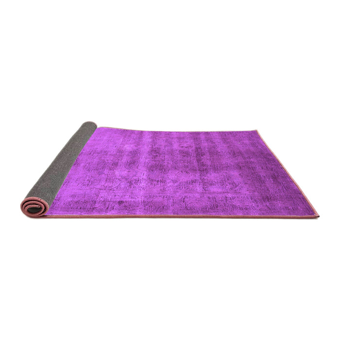 Sideview of Oriental Purple Industrial Rug, urb1566pur