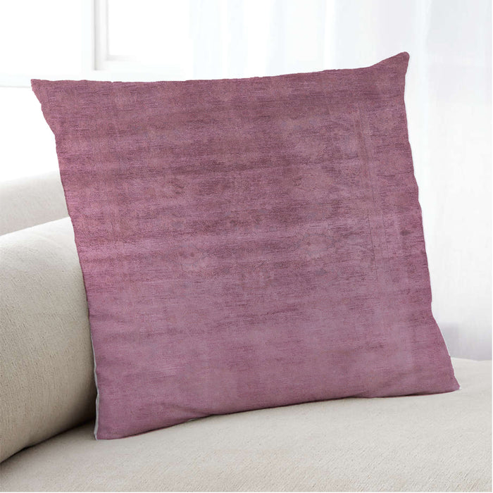 Lifestyle Image of Mid-Century Modern Urban Square Pink Throw Pillow, 18 inch by 18 inch, pwurb1566