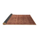 Sideview of Oriental Brown Industrial Rug, urb1566brn