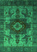 Oriental Green Industrial Rug, urb1567grn