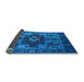 Sideview of Oriental Light Blue Industrial Rug, urb1567lblu