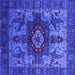 Square Oriental Purple Industrial Rug, urb1567pur