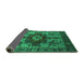 Sideview of Oriental Green Industrial Rug, urb1567grn