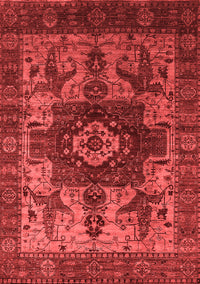 Oriental Red Industrial Rug, urb1567red