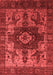 Oriental Red Industrial Area Rugs