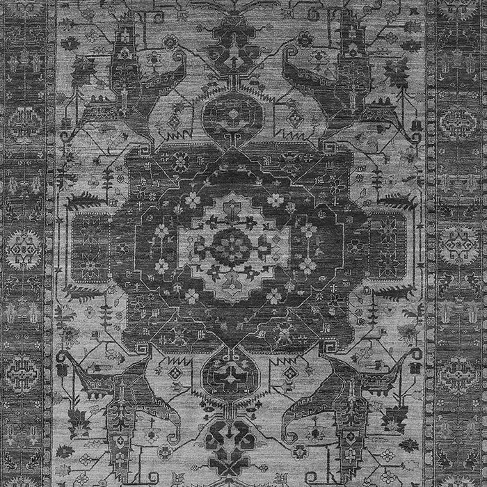 Machine Washable Oriental Gray Industrial Rug, wshurb1567gry