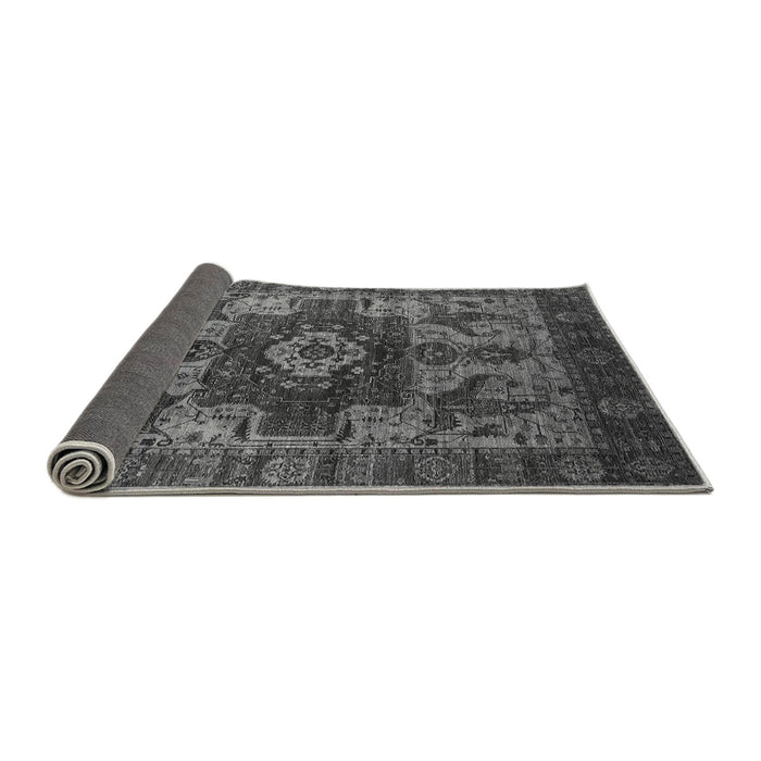 Sideview of Oriental Gray Industrial Rug, urb1567gry