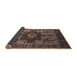 Sideview of Oriental Brown Industrial Rug, urb1567brn