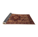 Sideview of Oriental Orange Industrial Rug, urb1567org