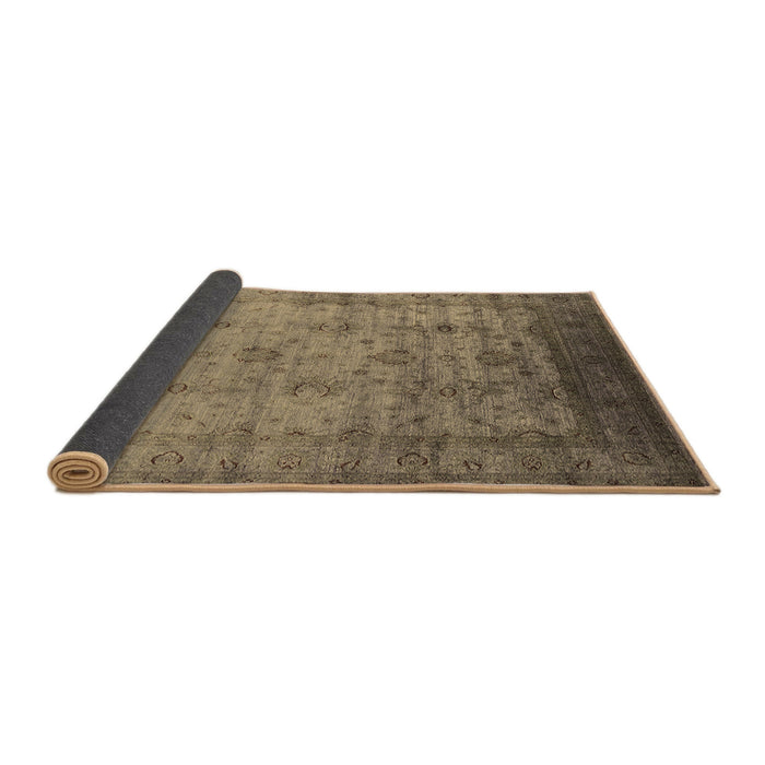 Sideview of Oriental Brown Industrial Rug, urb1568brn