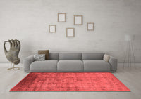 Machine Washable Oriental Red Industrial Rug, wshurb1568red