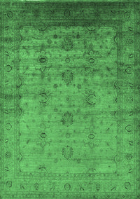 Oriental Emerald Green Industrial Rug, urb1568emgrn