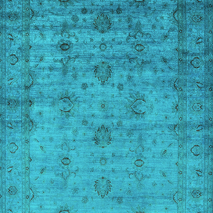 Oriental Turquoise Industrial Rug, urb1568turq