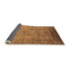 Sideview of Oriental Orange Industrial Rug, urb1568org