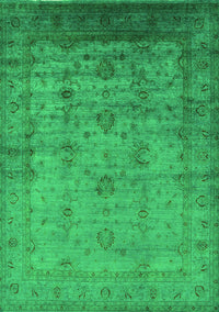 Oriental Green Industrial Rug, urb1568grn