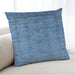 Lifestyle Image of Mid-Century Modern Urban Square Blue Throw Pillow, 18 inch by 18 inch, pwurb1568