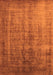 Machine Washable Oriental Orange Industrial Area Rugs, wshurb1569org