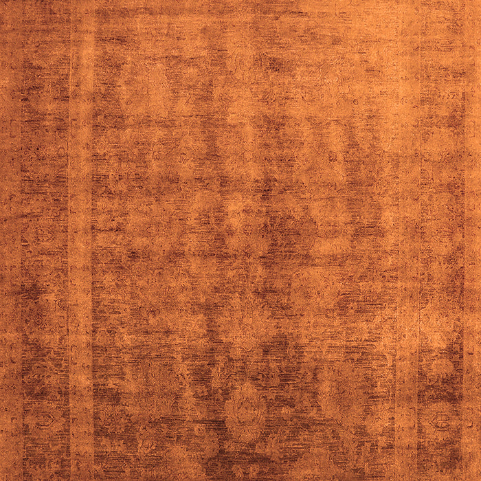 Machine Washable Oriental Orange Industrial Area Rugs, wshurb1569org