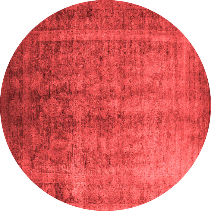 Machine Washable Oriental Red Industrial Rug, wshurb1569red