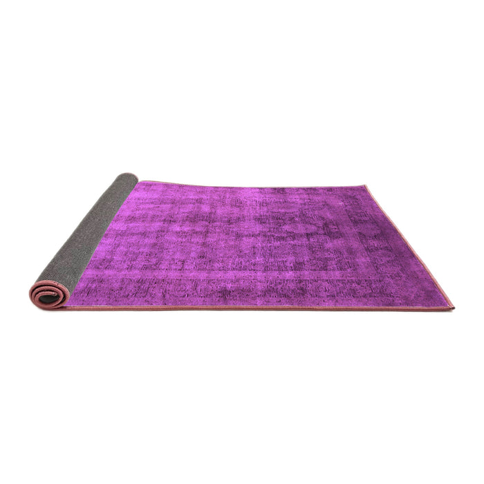 Sideview of Oriental Purple Industrial Rug, urb1569pur