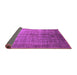 Sideview of Oriental Purple Industrial Rug, urb1569pur