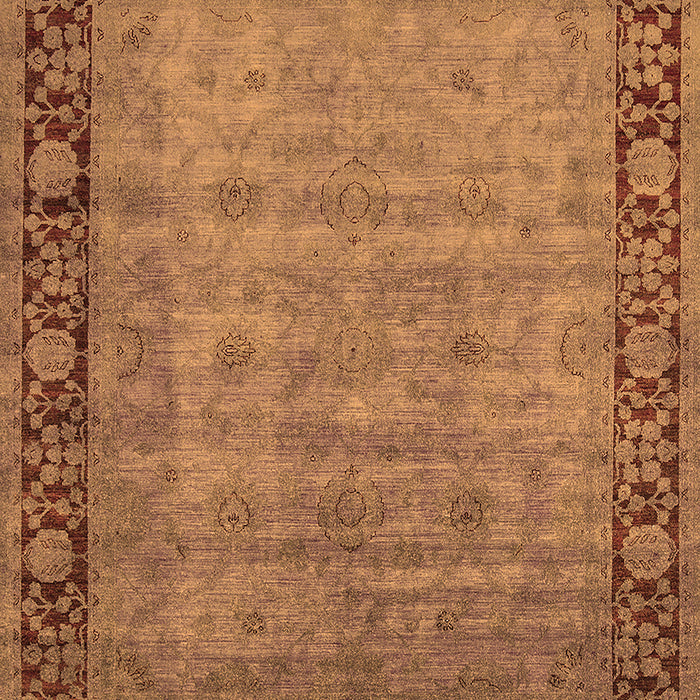 Machine Washable Oriental Orange Industrial Area Rugs, wshurb1570org