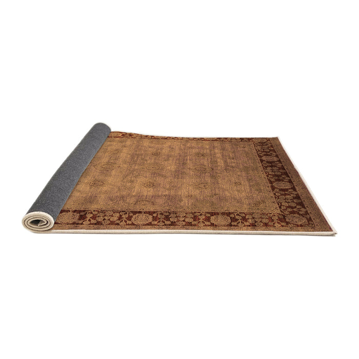 Sideview of Oriental Orange Industrial Rug, urb1570org