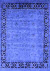 Oriental Blue Industrial Rug, urb1570blu