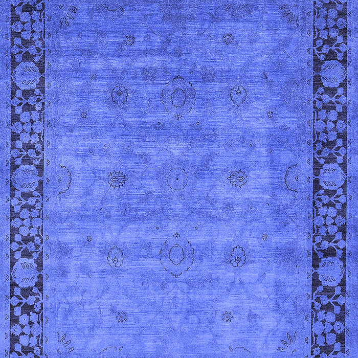 Oriental Blue Industrial Rug, urb1570blu