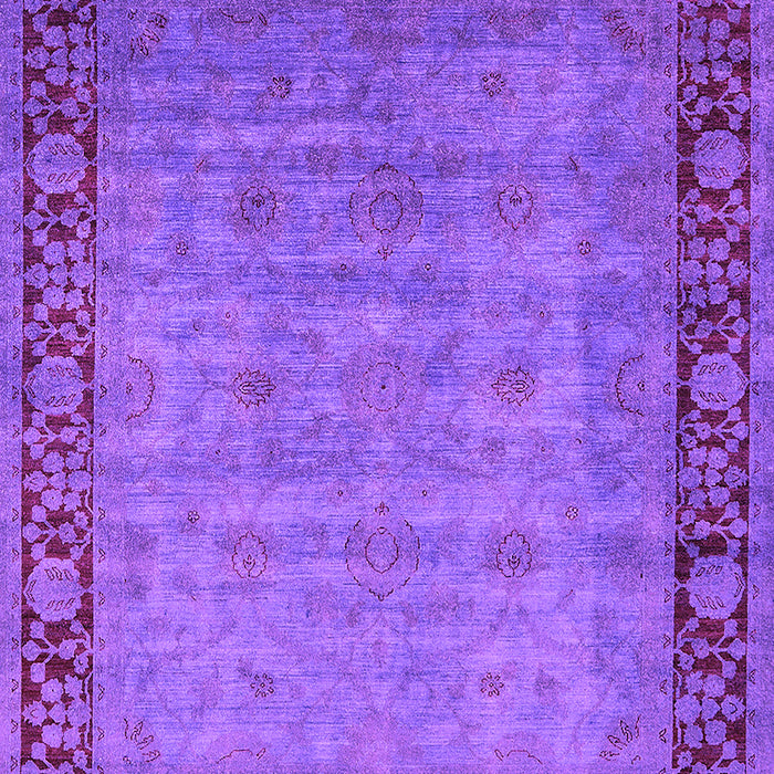 Machine Washable Oriental Pink Industrial Rug, wshurb1570pnk