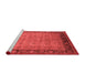 Industrial Red Washable Rugs